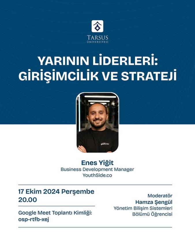 Yarının Liderleri: Girişimcilik ve Strateji Webinar
