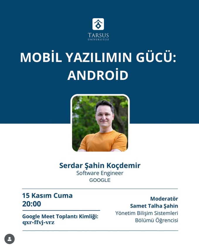 Mobil Yazılımın Gücü: Android Webinar